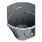Load image into Gallery viewer, Vented Round Brute Container, 55 Gal, Plastic, Gray