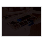 Load image into Gallery viewer, Utility Cart With Locking Doors, Plastic, 3 Shelves, 200 Lb Capacity, 33.63" X 18.63" X 37.75", Black