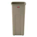 Load image into Gallery viewer, Untouchable Square Waste Receptacle, 23 Gal, Plastic, Beige