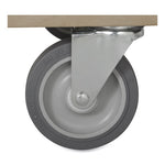 Load image into Gallery viewer, Flat Shelf Utility Cart, Plastic, 2 Shelves, 500 Lb Capacity, 25.25" X 44" X 38.13", Black