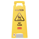 Load image into Gallery viewer, Caution Wet Floor Sign, 11 X 12 X 25, Bright Yellow, 6/carton