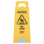 Load image into Gallery viewer, Caution Wet Floor Sign, 11 X 12 X 25, Bright Yellow