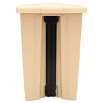 Load image into Gallery viewer, Indoor Utility Step-on Waste Container, 12 Gal, Plastic, Beige
