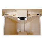 Load image into Gallery viewer, Indoor Utility Step-on Waste Container, 12 Gal, Plastic, Beige