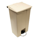 Load image into Gallery viewer, Legacy Step-on Receptacle, 23 Gal, Polyethylene, Beige