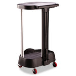 Load image into Gallery viewer, Premium Step-on Linen Hamper, 30 Gal, 20.38w X 22.25d X 37.88h, Aluminum/plastic, Black