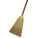 Load image into Gallery viewer, Corn-fill Broom, Corn Fiber Bristles, 38" Overall Length, Blue