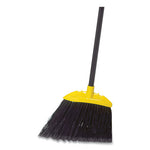 Load image into Gallery viewer, Jumbo Smooth Sweep Angled Broom, 46" Handle, Black/yellow, 6/carton