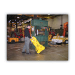 Load image into Gallery viewer, Portable Mobile Safety Barrier, Plastic, 13 Ft X 40", Yellow