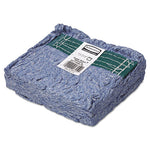 Load image into Gallery viewer, Super Stitch Blend Mop Head, Medium, Cotton/synthetic, Blue, 6/carton