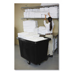 Load image into Gallery viewer, Cube Truck, 119.7 Gal, 500 Lb Capacity, Plastic/metal, Black