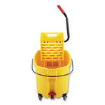 Load image into Gallery viewer, Wavebrake 2.0 Bucket/wringer Combos, Side-press, 44 Qt, Plastic, Yellow
