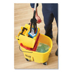 Load image into Gallery viewer, Wavebrake 2.0 Bucket/wringer Combos, Down-press, 35 Qt, Plastic, Yellow