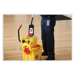 Load image into Gallery viewer, Wavebrake 2.0 Bucket/wringer Combos, Side-press, 35 Qt, Plastic, Yellow