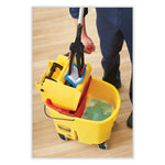 Load image into Gallery viewer, Wavebrake 2.0 Bucket/wringer Combos, Side-press, 35 Qt, Plastic, Green