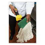 Load image into Gallery viewer, Gripper Hardwood Mop Handle, 1.13" Dia X 60", Natural/yellow