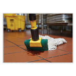 Load image into Gallery viewer, Gripper Hardwood Mop Handle, 1.13" Dia X 60", Natural/yellow