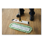 Load image into Gallery viewer, Dust Pad With Fringe, Microfiber, 18" Long, Green, 6/carton