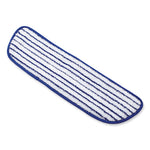 Load image into Gallery viewer, Microfiber Finish Pad, 18 X 5.5, Blue/white, 6/box