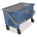 Load image into Gallery viewer, Microfiber Finish Bucket, With Lid, 3 Gal, Blue