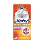 Load image into Gallery viewer, Ultra Strong Tall Kitchen And Trash Bags, 13 Gal, 0.9 Mil, 23.75" X 24.88", White, 40/box