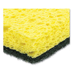 Load image into Gallery viewer, Heavy-duty Scrubbing Sponge, 3.5 X 6, 0.85" Thick, Yellow/green, 20/carton