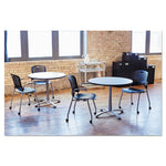 Load image into Gallery viewer, Public Square Recycling Receptacles, Paper Recycling, 42 Gal, Steel, Black