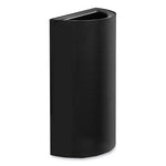 Load image into Gallery viewer, Mixx Recycling Center Half-round Receptacle, 23 Gal, Steel, Black, Ships In 1-3 Business Days