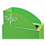 Load image into Gallery viewer, Mixx Recycling Center Lid, Topper Style, 9.87w X 19.87d X 0.62h, Green, Ships In 1-3 Business Days