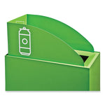 Load image into Gallery viewer, Mixx Recycling Center Lid, Topper Style, 9.87w X 19.87d X 0.62h, Green, Ships In 1-3 Business Days