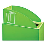 Load image into Gallery viewer, Mixx Recycling Center Lid, Topper Style, 9.87w X 19.87d X 0.62h, Green, Ships In 1-3 Business Days