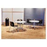 Load image into Gallery viewer, Dome Top Receptacle With Spring-loaded Door, 15 Gal, Steel, Black