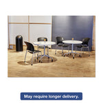 Load image into Gallery viewer, Dome Top Receptacle With Spring-loaded Door, 15 Gal, Steel, Black