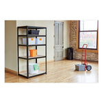 Load image into Gallery viewer, Open Top Oval Waste Receptacle, 14 Gal, Steel, Black, Ships In 1-3 Business Days