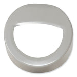 Load image into Gallery viewer, Open Top Oval Waste Receptacle, 14 Gal, Steel, Silver, Ships In 1-3 Business Days