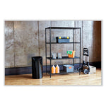 Load image into Gallery viewer, Open Top Oval Waste Receptacle, 14 Gal, Steel, White, Ships In 1-3 Business Days