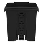 Load image into Gallery viewer, Plastic Step-on Receptacle, 20 Gal, Metal, Black, Ships In 1-3 Business Days