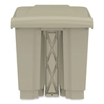 Load image into Gallery viewer, Plastic Step-on Receptacle, 20 Gal, Metal, Tan, Ships In 1-3 Business Days