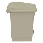 Load image into Gallery viewer, Plastic Step-on Receptacle, 20 Gal, Metal, Tan, Ships In 1-3 Business Days