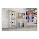 Load image into Gallery viewer, Plastic Step-on Receptacle, 12 Gal, Plastic, Tan, Ships In 1-3 Business Days