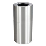 Load image into Gallery viewer, Single Recycling Receptacle, 20 Gal, Steel, Brushed Aluminum, Ships In 1-3 Business Days