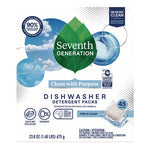 Load image into Gallery viewer, Natural Automatic Dishwasher Detergent Packs, Free And Clear, 45 Powder Packets/box, 5 Boxes/carton