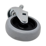 Load image into Gallery viewer, Mop Bucket/wringer Replacement Caster, Grip Ring Type C Stem, 3" Wheel, Black/gray/silver