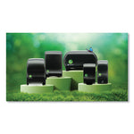 Load image into Gallery viewer, Ecological Green Tissue Dispenser, 16.75 X 5.25 X 12.25, Black