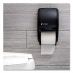 Load image into Gallery viewer, Duett Standard Bath Tissue Dispenser, 2 Roll, 7.5 X 7 X 12.75, Black Pearl