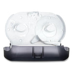 Load image into Gallery viewer, Twin 9" Jumbo Tissue Dispenser, Classic, 19 X 5.25 X 12, Transparent Black Pearl