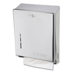 Load image into Gallery viewer, C-fold/multifold Towel Dispenser, 11.38 X 4 X 14.75, Chrome