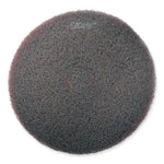 Load image into Gallery viewer, Ez Care Heavy Duty Scrub Pad, 13" Diameter, Red/gray, 5/carton