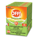 Load image into Gallery viewer, Botanicals Insect Repellant, Box, 10 Wipes/pack, 8 Packs/carton