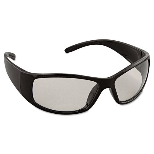 Elite Safety Eyewear, Black Frame, Clear Antifog Lens Pagos Art